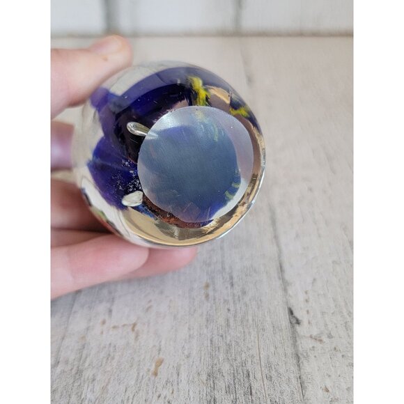 Vintage art fish egg shaped paper weight unique home decor coral - Picture 7 of 7